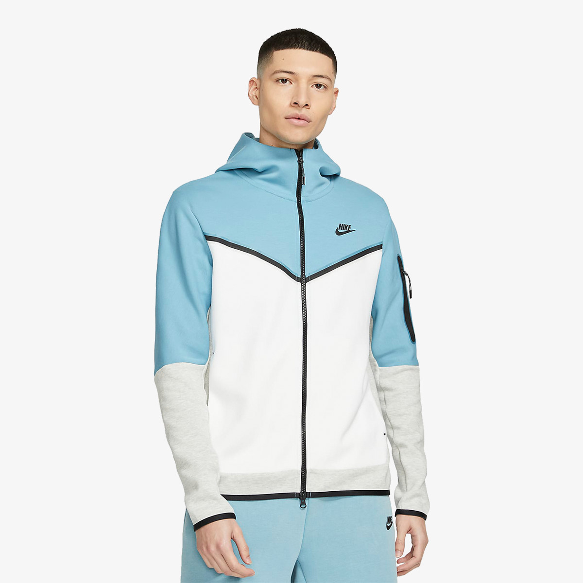 NIKE KAPUCAR M NSW TCH FLC HOODIE FZ WR 