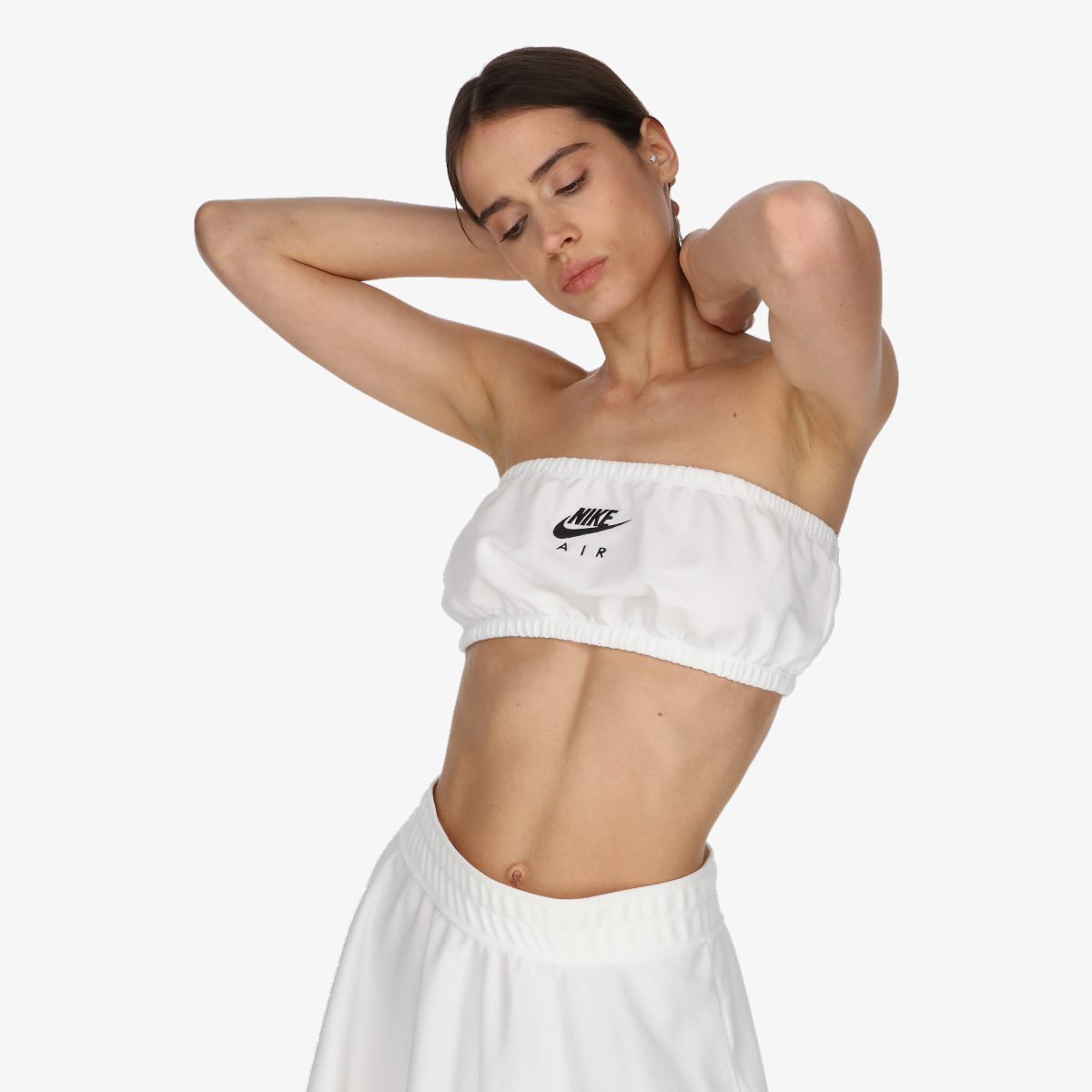 Nike bandeau top and shorts set top