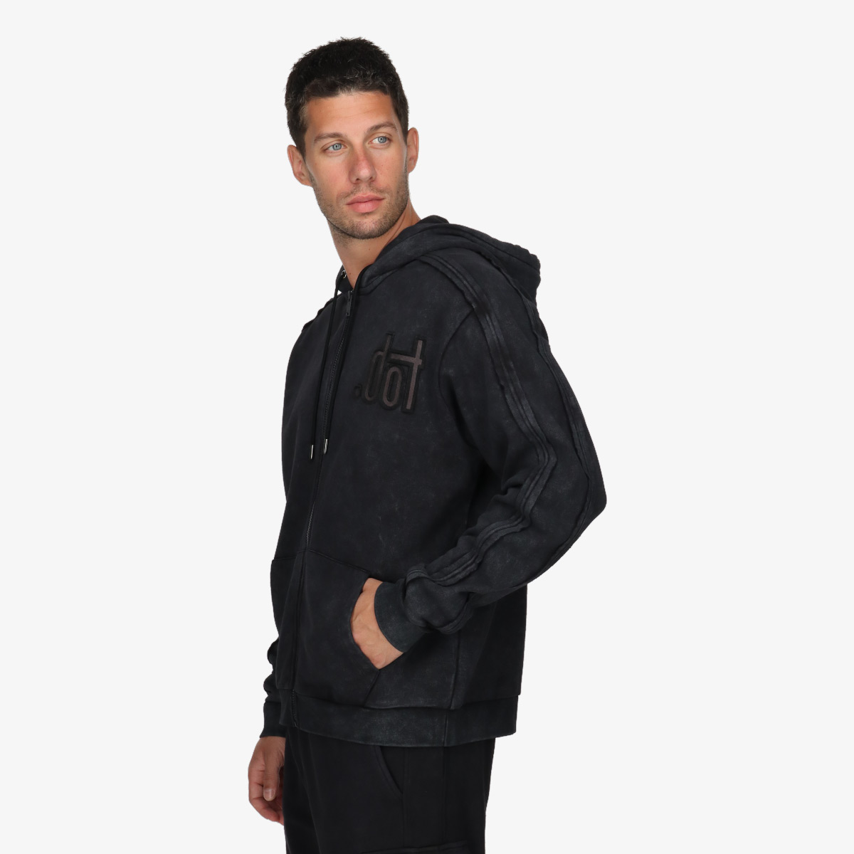 DOT KAPUCAR DOT MENS FULL ZIP HOODY 