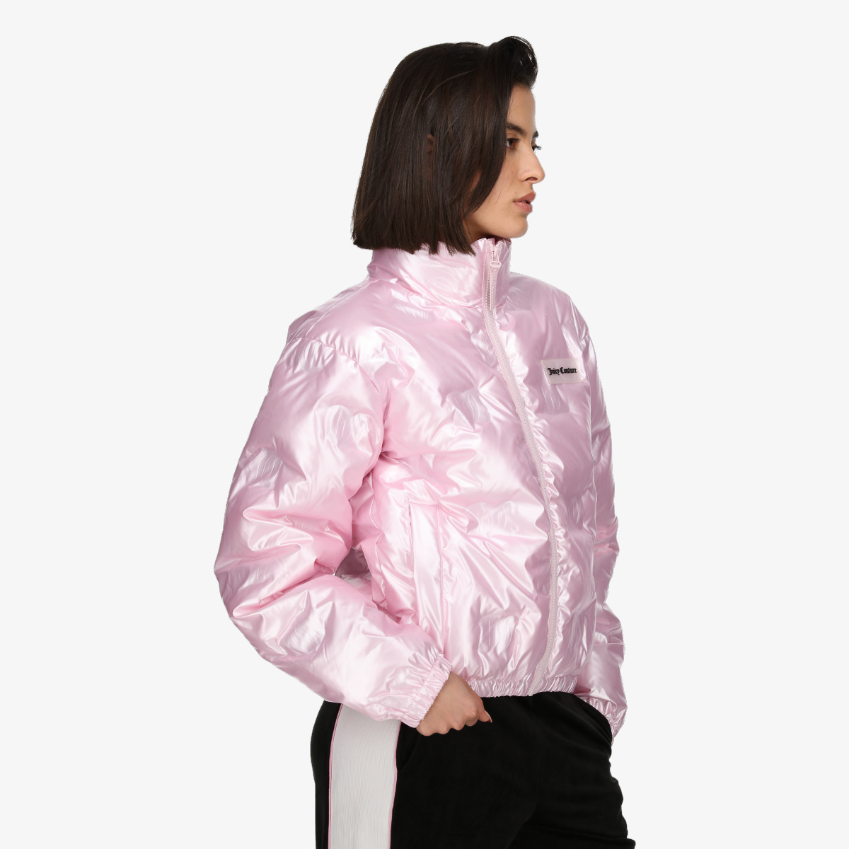 JUICY COUTURE JAKNA MADELINE DEBOSSED PUFFER JACKET 