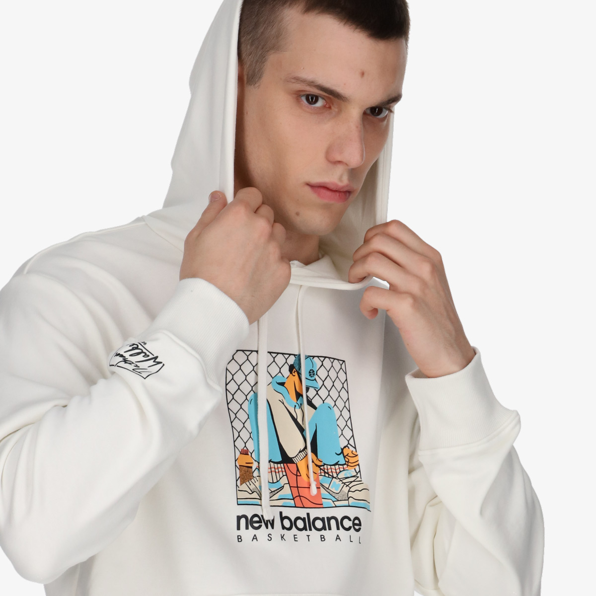 NEW BALANCE KAPUCAR Hoops French Terry Hoodie 
