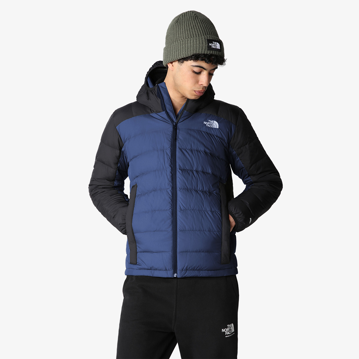 THE NORTH FACE JAKNA M LAPAZ HOODED JACKET SUMMIT NAVY 