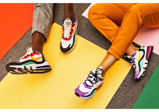 Umetnost barv v kulturi superg – Nike Air Max 270 react