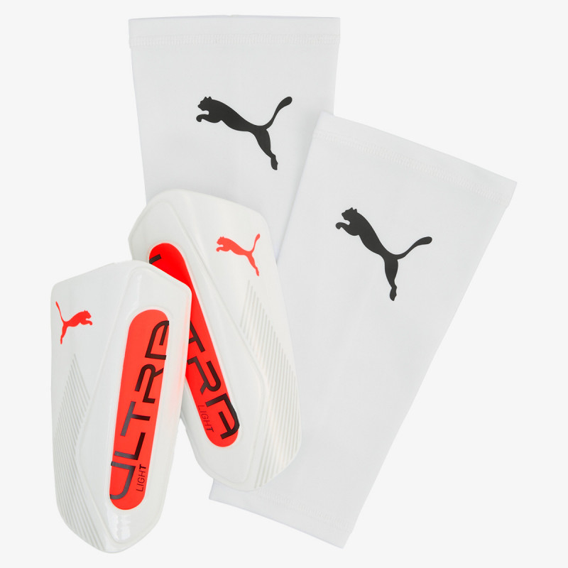 PUMA ŠČITNIKI ZA GOLENI WHITE-GLOWING RED 