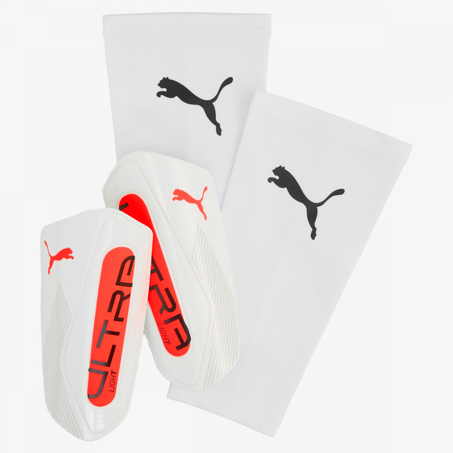 PUMA ŠČITNIKI ZA GOLENI WHITE-GLOWING RED 