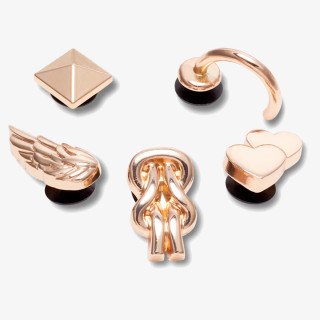 CROCS DEKORACIJA Elevated Gold Gurl 5 Pack 