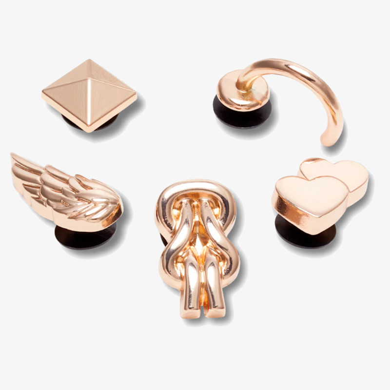 CROCS DEKORACIJA Elevated Gold Gurl 5 Pack 