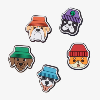 CROCS OBESKI ZA KLJUČE Dogs in Hats 5 Pack 