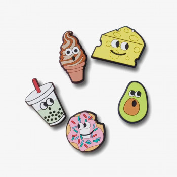 CROCS OBESKI ZA KLJUČE Lights Up Food Friends 5 Pack 