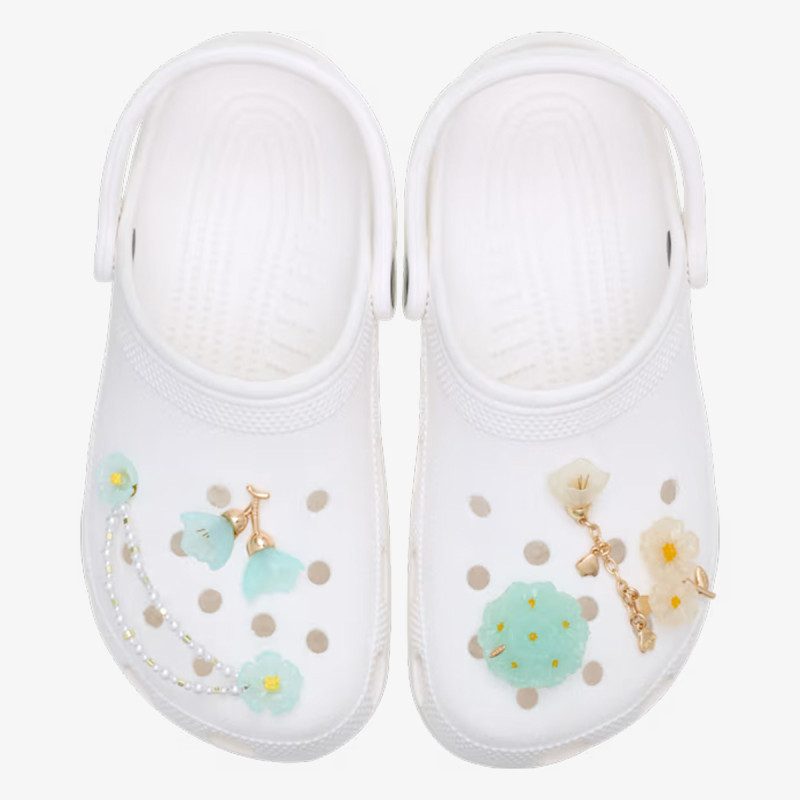 CROCS OBESKI ZA KLJUČE Blue Dainty Floral 5 Pack 