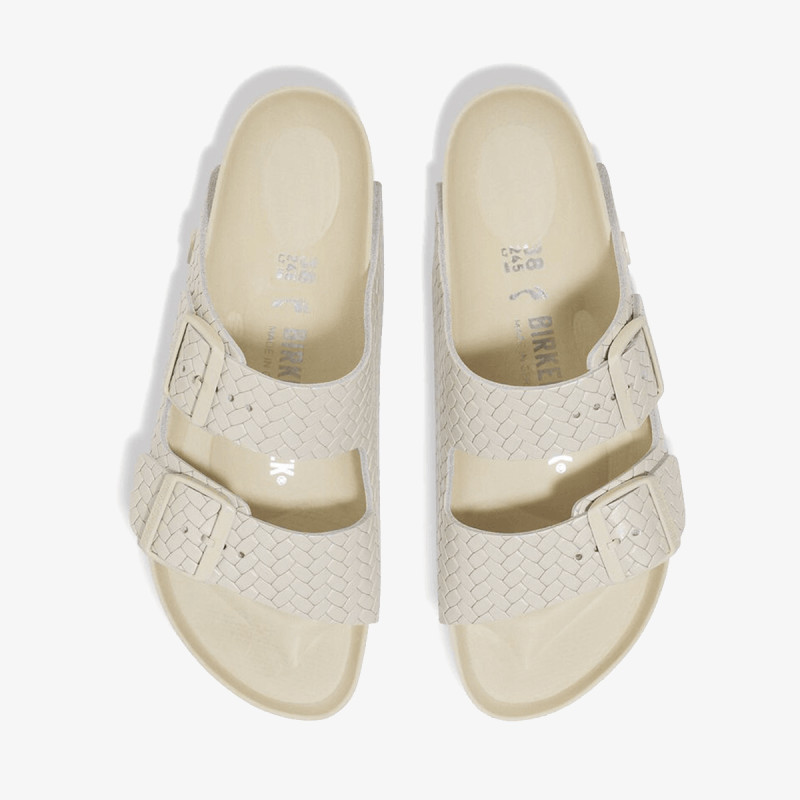 BIRKENSTOCK Natikači Arizona LENA Woven Emboss Ecru HEX 