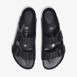 BIRKENSTOCK Natikači Arizona LENA Woven Emboss Black HEX 