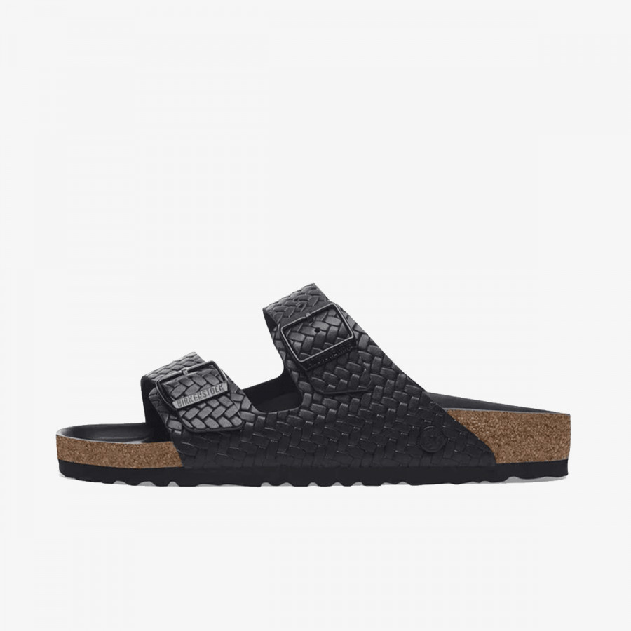 BIRKENSTOCK Natikači Arizona LENA Woven Emboss Black HEX 