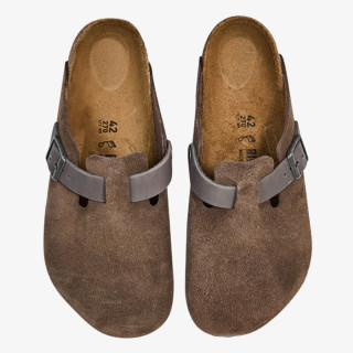 BIRKENSTOCK Natikači Boston LEVE/LEOI Concrete Gray 
