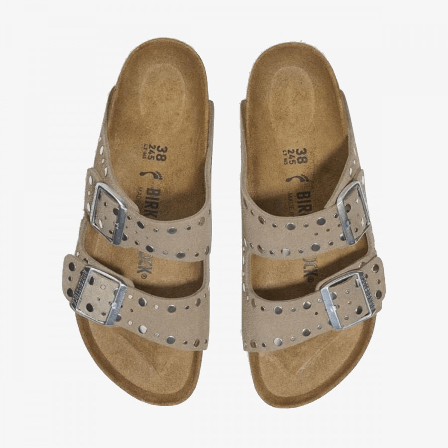 BIRKENSTOCK Natikači Arizona Rivet LEVE Taupe 