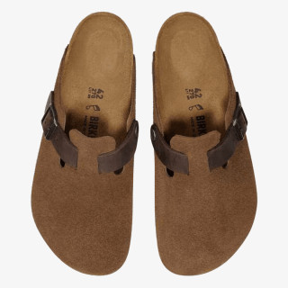 BIRKENSTOCK Natikači Boston LEVE/LEOI Dark Tea 