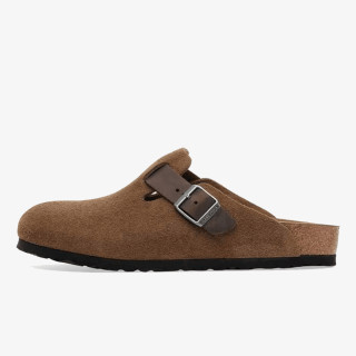 BIRKENSTOCK Natikači Boston LEVE/LEOI Dark Tea 