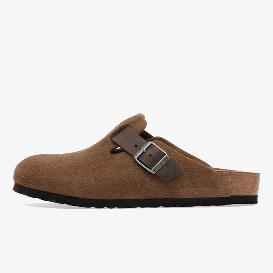 BIRKENSTOCK Natikači Boston LEVE/LEOI Dark Tea 