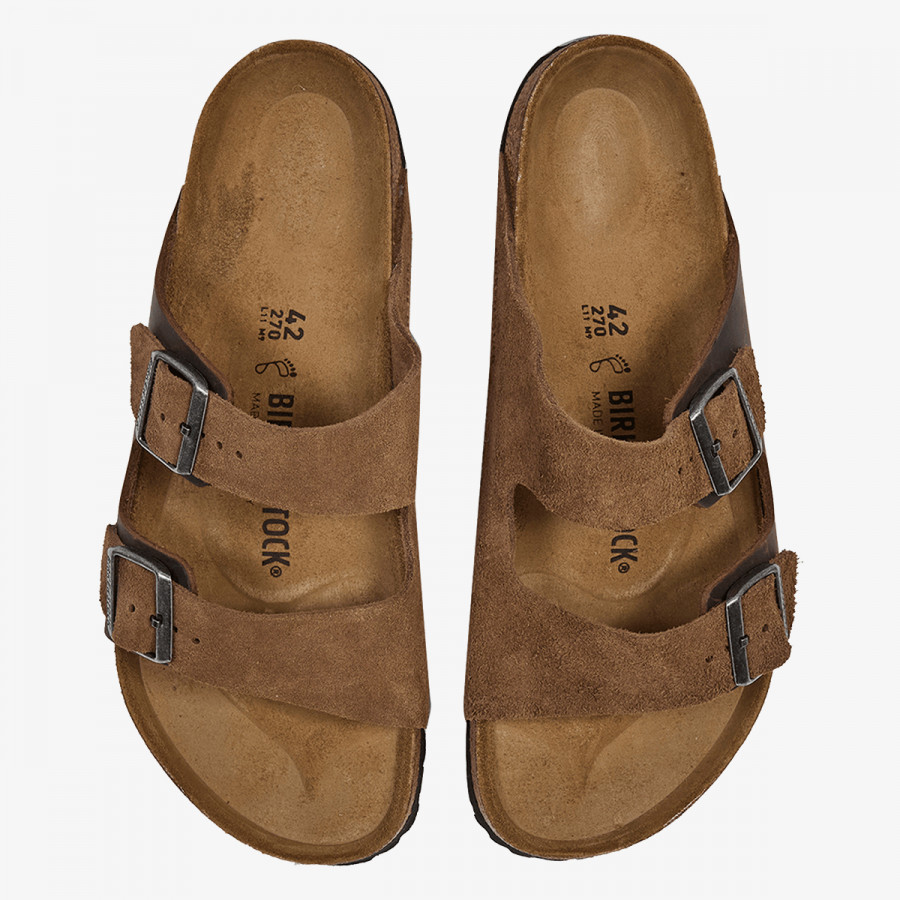 BIRKENSTOCK Natikači Arizona LEVE/LEOI Dark Tea 