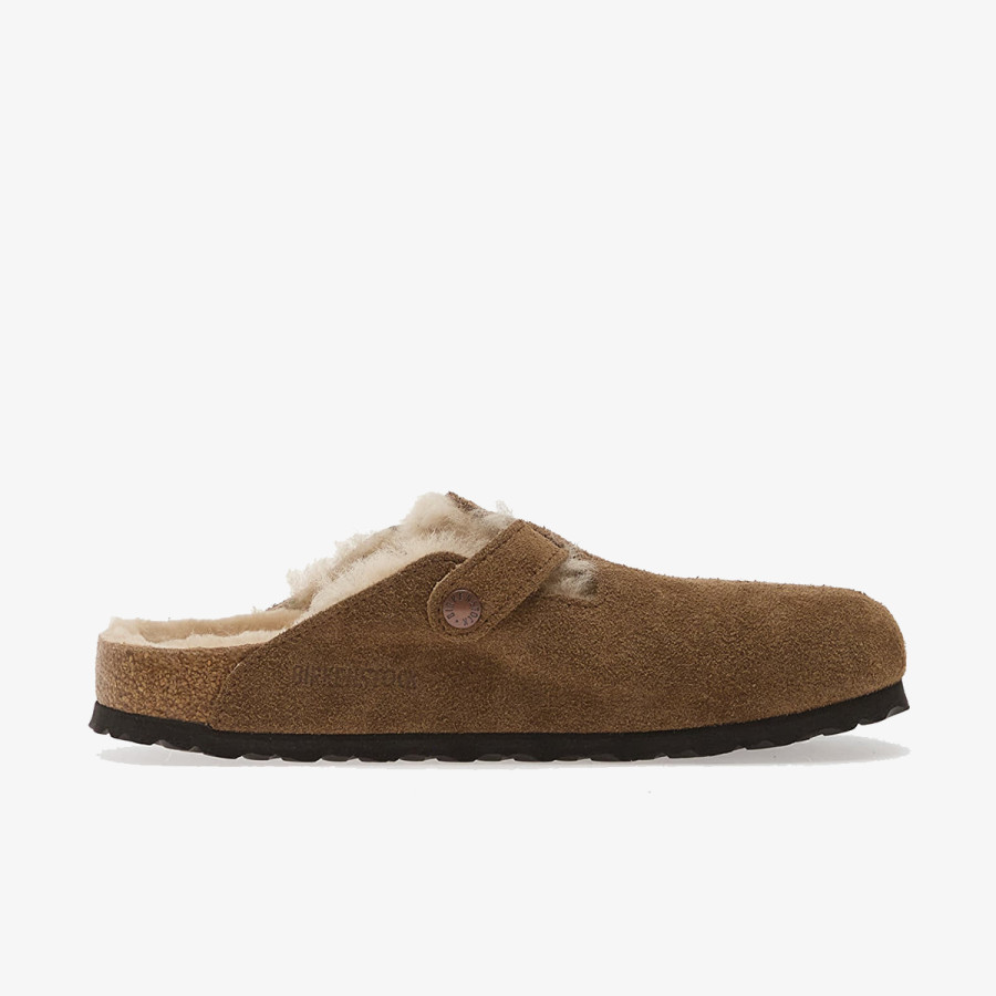 BIRKENSTOCK Natikači Boston Shear LEVE Dark Tea LAF 
