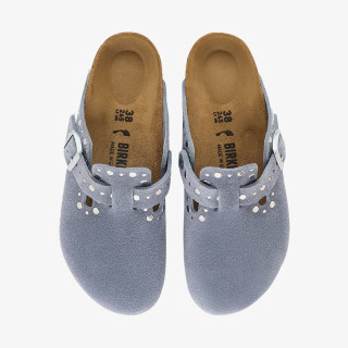 BIRKENSTOCK Natikači Boston Rivet LEVE Stone Blue 
