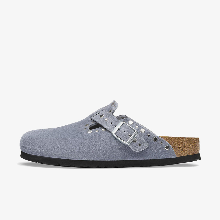 BIRKENSTOCK Natikači Boston Rivet LEVE Stone Blue 