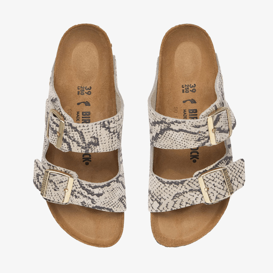 BIRKENSTOCK Natikači Arizona Print LEVE Snake Oyster 
