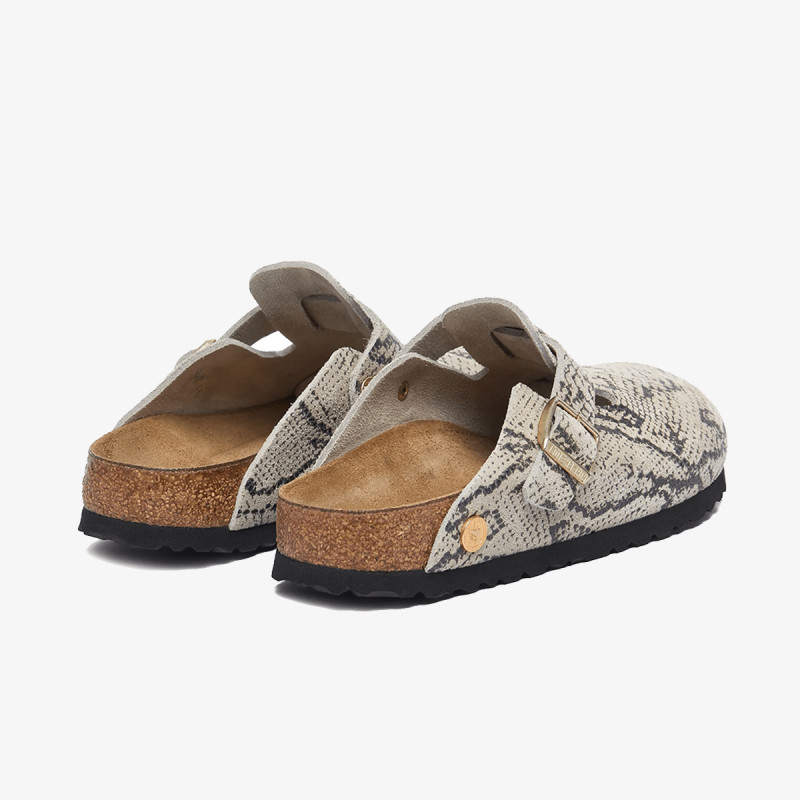 BIRKENSTOCK Natikači Boston Print LEVE Snake Oyster 
