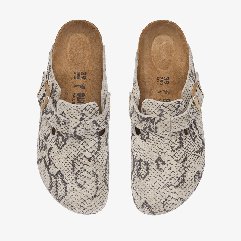 BIRKENSTOCK Natikači Boston Print LEVE Snake Oyster 