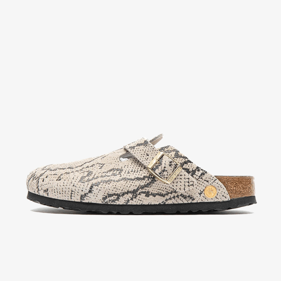 BIRKENSTOCK Natikači Boston Print LEVE Snake Oyster 
