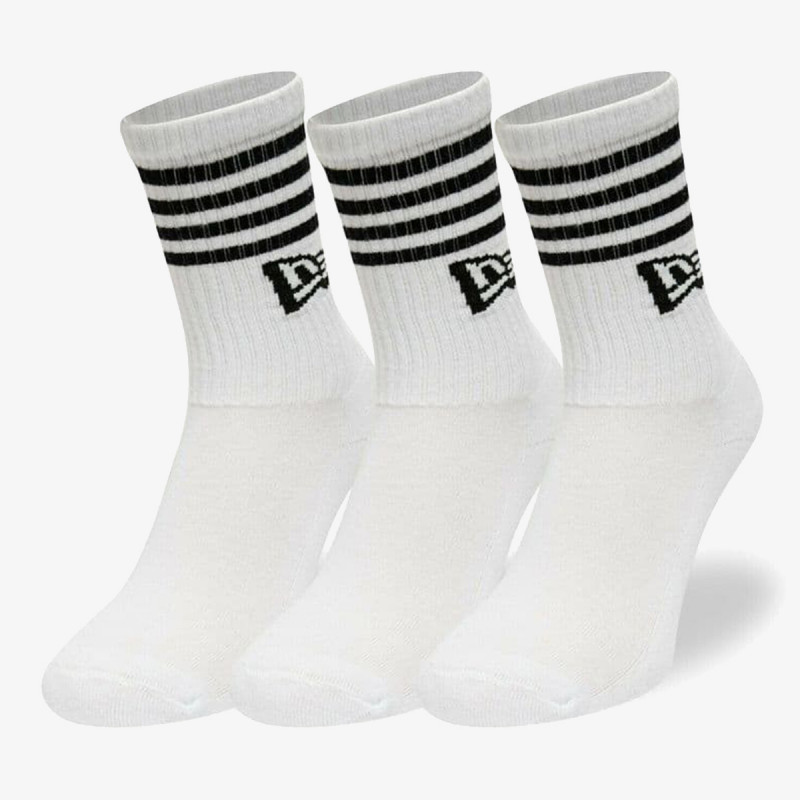 NEW ERA Nogavice NOGAVICE STRIPE CREW ONE WHI 