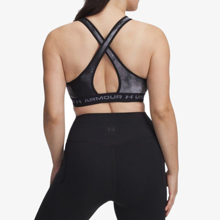 UNDER ARMOUR ŠPORTNI NEDRČEK Crossback Mid Print 