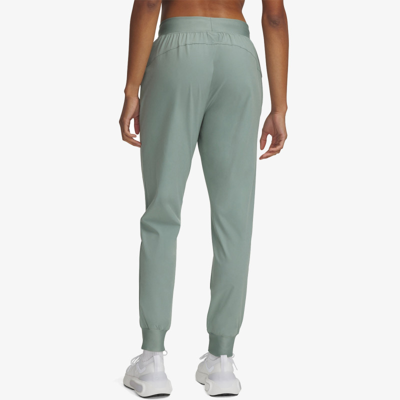 UNDER ARMOUR SPODNJI DELI TRENIRKE UA Rival Hi Rise Woven Pant 