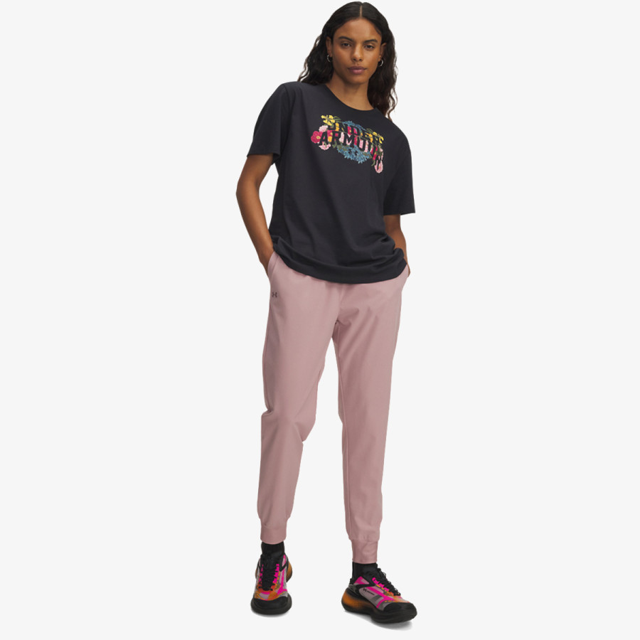 UNDER ARMOUR SPODNJI DELI TRENIRKE UA Rival Hi Rise Woven Pant 