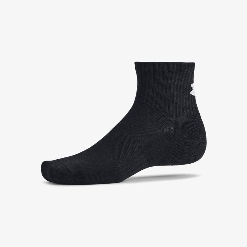 UNDER ARMOUR NOGAVICE Unisex UA TC 3pk Qtr 