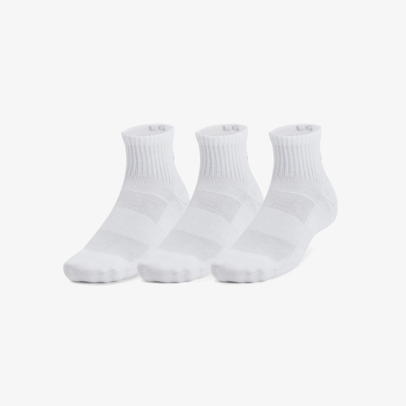UNDER ARMOUR NOGAVICE Unisex UA TC 3pk Qtr 