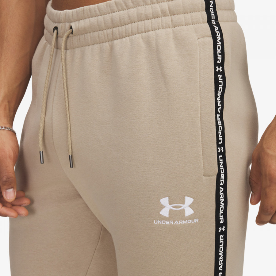 UNDER ARMOUR SPODNJI DELI TRENIRKE UA Icon Fleece Jgr Taping 