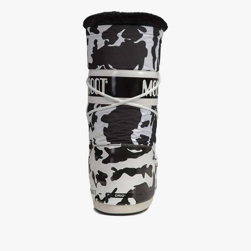 MOON BOOT ŠKORNJI MOON BOOT CLASSIC COW PRINTED BLACK/WHIT 