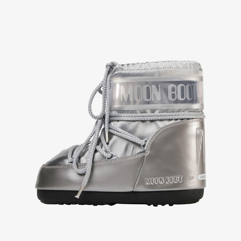 MOON BOOT ŠKORNJI MOON BOOT CLASSIC LOW GLANCE SILVER 