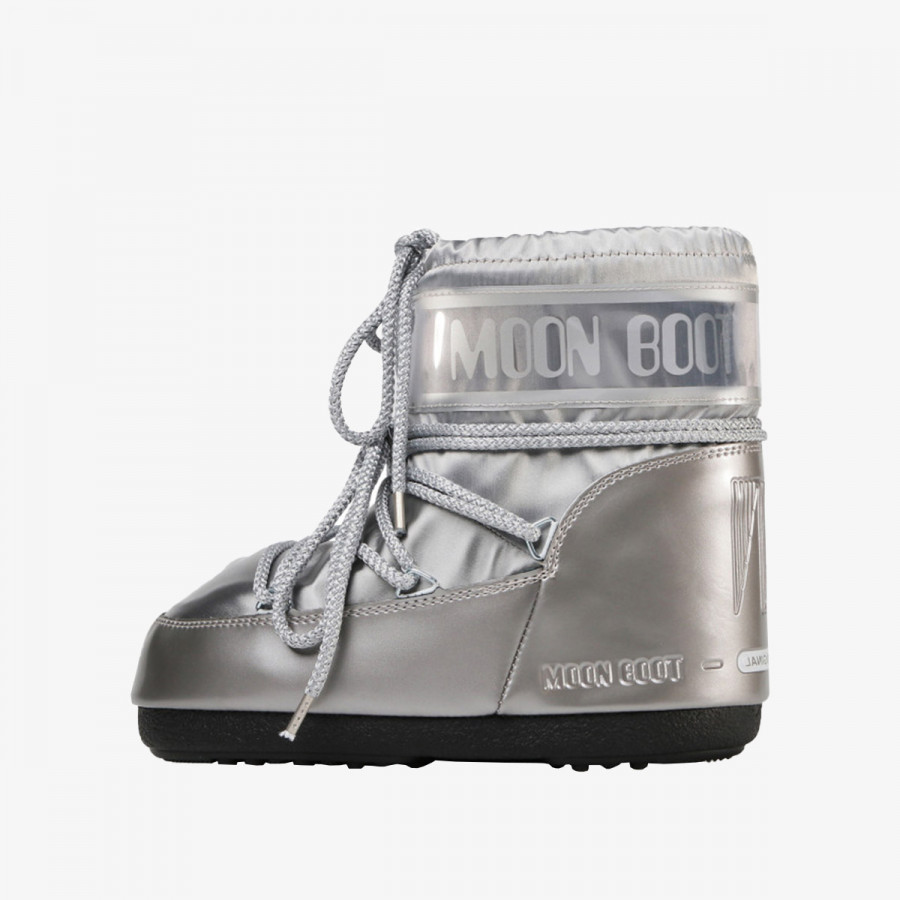 MOON BOOT ŠKORNJI MOON BOOT CLASSIC LOW GLANCE SILVER 