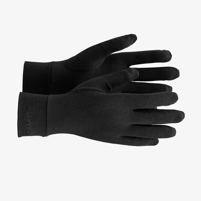 Rokavice ESSENCE WOOL LIGHT GLOVE BLACK 