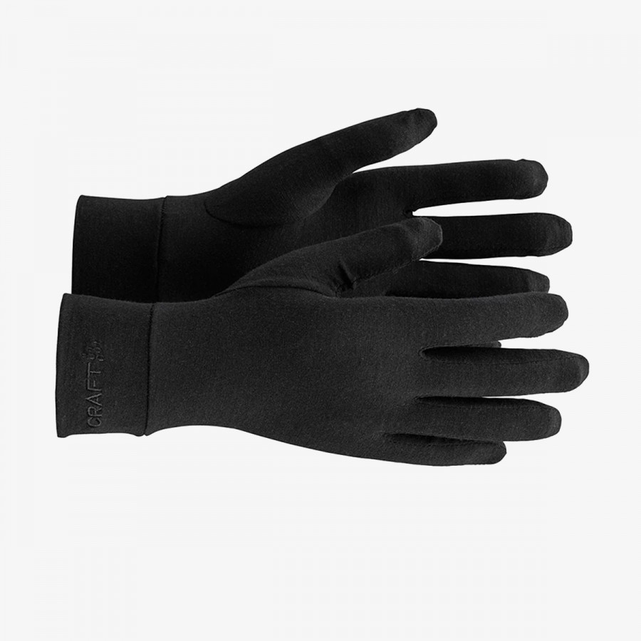 Rokavice ESSENCE WOOL LIGHT GLOVE BLACK 