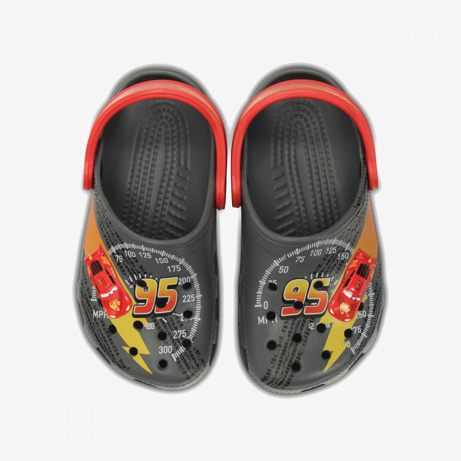 CROCS Natikači 202676-CHARCOAL TRUE RED 202676-CHARCOAL 