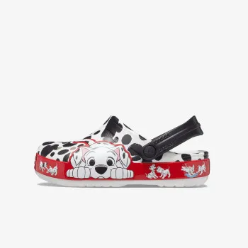 CROCS Natikači FL 101 Dalmatians Clog T Whi 