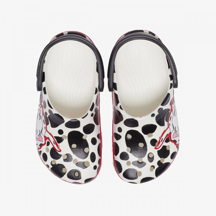 CROCS Natikači FL 101 Dalmatians Clog T Whi 