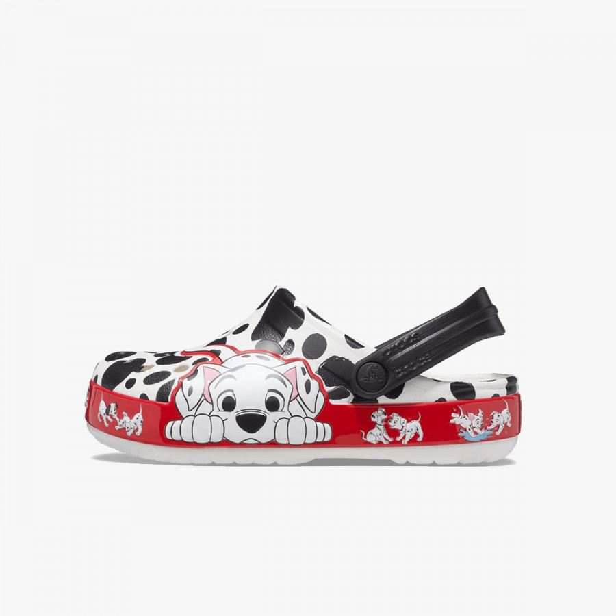 CROCS Natikači FL 101 Dalmatians Clog T Whi 