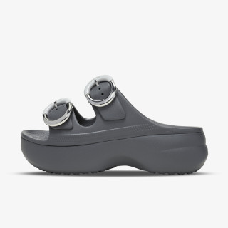 CROCS Natikači Sat Platform Dipped Buckle Sndl 