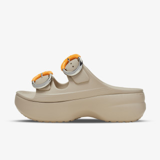 CROCS Natikači Sat Platform Dipped Buckle Sndl 