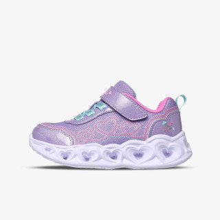 SKECHERS Superge HEART LIGHTS - BUBBLE LOVE 