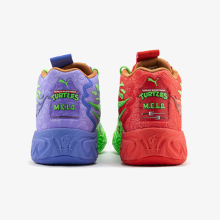 PUMA Superge MB.04 TMNT R&D Fluro Green Pes-PUMA Red-
